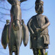 , li_1059, Figur des Eselstreibers von Schmiedemeister Schmelzer aus Ellierode