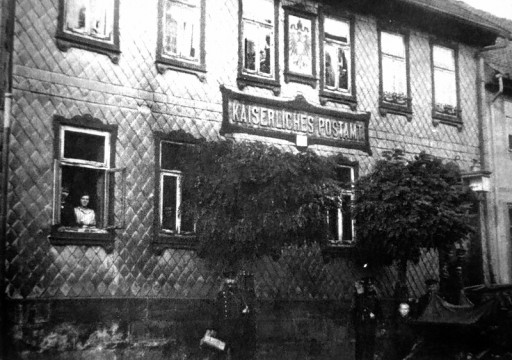 , he_0068, Lange Straße, altes Postamt, um 1910